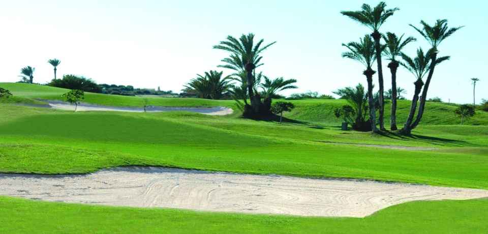 Auf dem Fairway in der rauen in-Golfplatz Djerba Tunesien