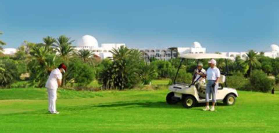Unterricht, um den perfekten Putt Golf Djerba Tunesien erreichen
