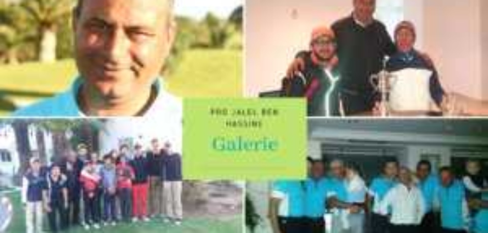 Lehrergalerie von Golf Jalel Ben Hassine beim Golf Kantaoui in Sousse in Tunesien