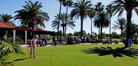 Maspalomas Golf Course in Gran Canaria, Canary Island in Spain
