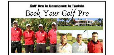 Playing with the Golf Pro in Hammamet Tunisia