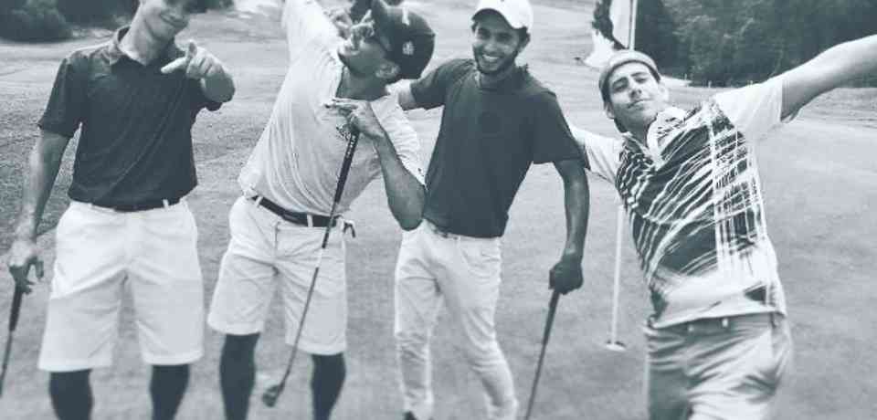 Profissionais de golfe em Djerba Tunísia