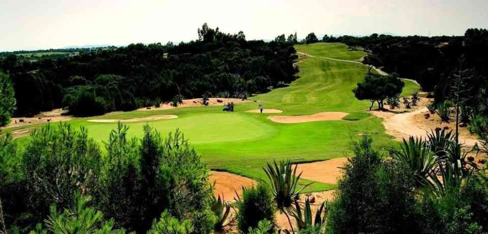 Campos de golfe em Hammamet na Tunísia