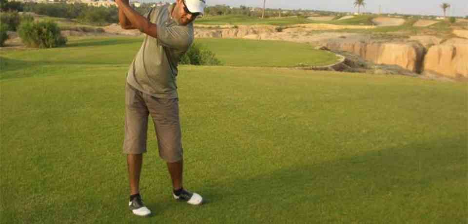 Campo de golfe em Tozeur no grupo Tunísia