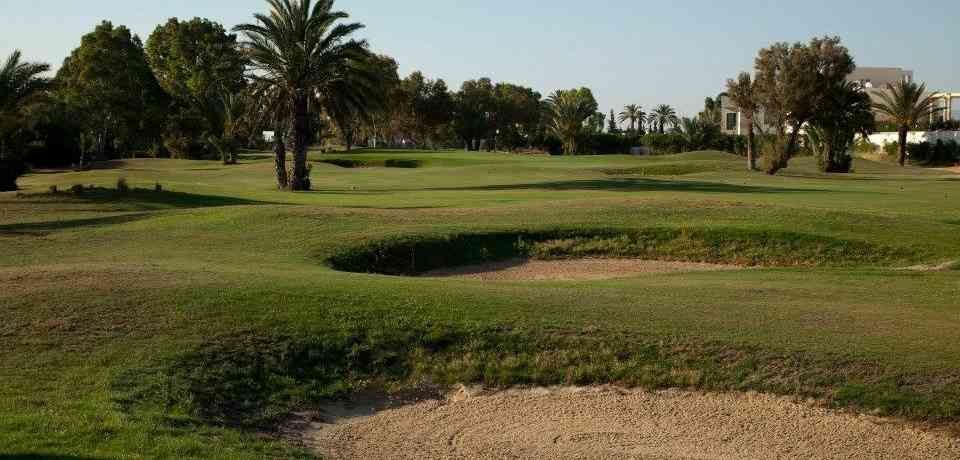 18 buracos no Golf Palm Links Monastir Tunísia