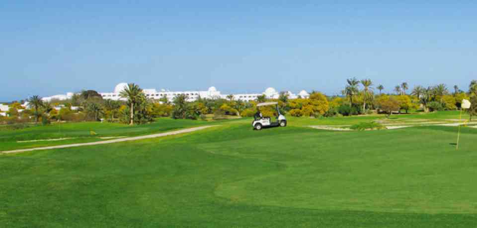 Apresentação de campos de golfe na Tunísia